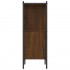 Estantería madera de ingeniería marrón roble 72x28x77,5