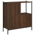 Estantería madera de ingeniería marrón roble 72x28x77,5