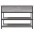 Banco zapatero madera de ingeniería gris Sonoma 70x42,5x50