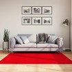 Alfombra de pelo corto suave lavable HUARTE rojo 160x160 cm
