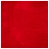 Alfombra de pelo corto suave lavable HUARTE rojo 160x160