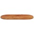 Tablero de mesa ovalado madera maciza de acacia 80x40x2,5