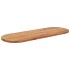 Tablero de mesa ovalado madera maciza de acacia 140x50x2,5