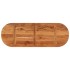 Tablero de mesa ovalado madera maciza de acacia 140x50x2,5