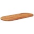 Tablero de mesa ovalado madera maciza de acacia 100x40x3,8