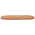 Tablero de mesa ovalado madera maciza de acacia 100x40x3,8