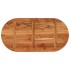 Tablero de mesa ovalado madera maciza de acacia 100x50x3,8