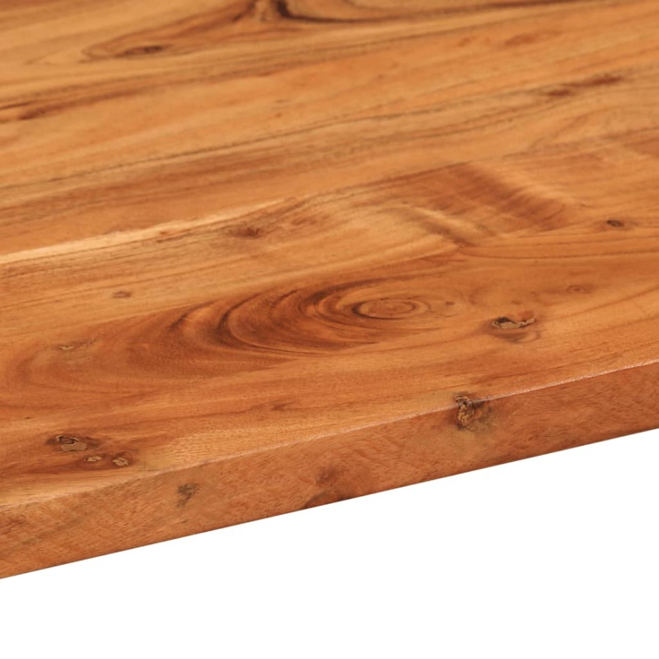 Tablero de mesa ovalado madera maciza de acacia 100x50x3,8