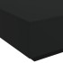 Mesa de centro madera de ingeniería negro 80x80x31