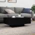 Mesa de centro con luces LED negro 85x55x31