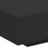 Mesa de centro con luces LED negro 85x55x31
