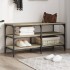 Banco zapatero madera de ingeniería roble Sonoma 100x38,5x49