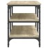 Banco zapatero madera de ingeniería roble Sonoma 100x38,5x49