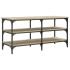 Banco zapatero madera de ingeniería roble Sonoma 100x38,5x49