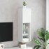Mueble para TV con luces LED blanco 30,5x30x102
