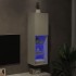 Mueble para TV con luces LED blanco 30,5x30x102