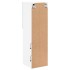 Mueble para TV con luces LED blanco 30,5x30x102