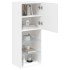 Mueble para TV con luces LED blanco 40,5x30x102