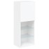 Mueble para TV con luces LED blanco 40,5x30x102