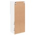 Mueble para TV con luces LED blanco 40,5x30x102