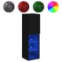 Mueble para TV con luces LED negro 30,5x30x102