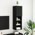 Mueble para TV con luces LED negro 30,5x30x102