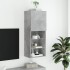 Mueble para TV con luces LED gris hormigón 40,5x30x102