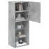 Mueble para TV con luces LED gris hormigón 40,5x30x102