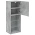 Mueble para TV con luces LED gris hormigón 40,5x30x102