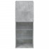 Mueble para TV con luces LED gris hormigón 40,5x30x102