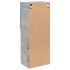 Mueble para TV con luces LED gris hormigón 40,5x30x102