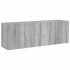 Muebles para TV de pared 2 unidades gris Sonoma 60x30x41