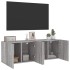 Muebles para TV de pared 2 unidades gris Sonoma 60x30x41