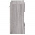 Mueble de TV de pared con luces LED gris Sonoma 58,5x30x60,5