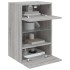 Mueble de TV de pared con luces LED gris Sonoma 40x30x60,5