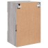 Mueble de TV de pared con luces LED gris Sonoma 40x30x60,5