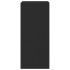 Muebles de TV de pared con luces LED 2 uds negro 30,5x35x70