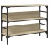 Mesa consola madera de ingeniería roble Sonoma 100x32x75