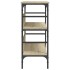 Mesa consola madera de ingeniería roble Sonoma 100x32x75