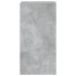 Mueble de TV de pared con luces LED gris hormigón 40,5x35x80