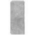 Mueble de TV de pared con luces LED gris hormigón 40,5x35x80