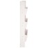 Jardinera de pared 3 niveles madera pino blanco 60x18,5x110