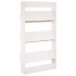 Jardinera de pared 3 niveles madera pino blanco 60x18,5x110