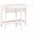 Jardinera con tapa plegable madera maciza de pino