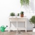 Jardinera con tapa plegable madera maciza de pino