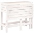 Jardinera con tapa plegable madera maciza de pino