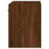 Muebles de TV de pared 2 uds madera marrón roble 40,5x30x40