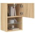 Muebles de TV con luces LED 2 uds roble Sonoma 40,5x30x60