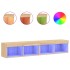 Muebles de TV con luces LED 2 uds roble Sonoma 80x30x30