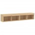 Muebles de TV con luces LED 2 uds roble Sonoma 80x30x30